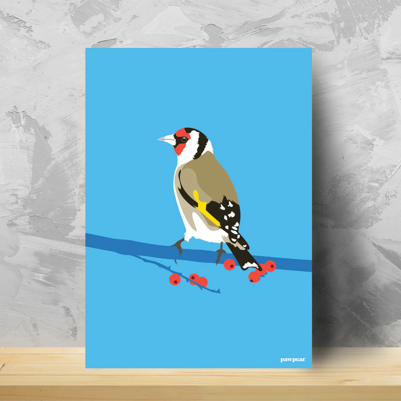 Pawpear Goldfinch Print