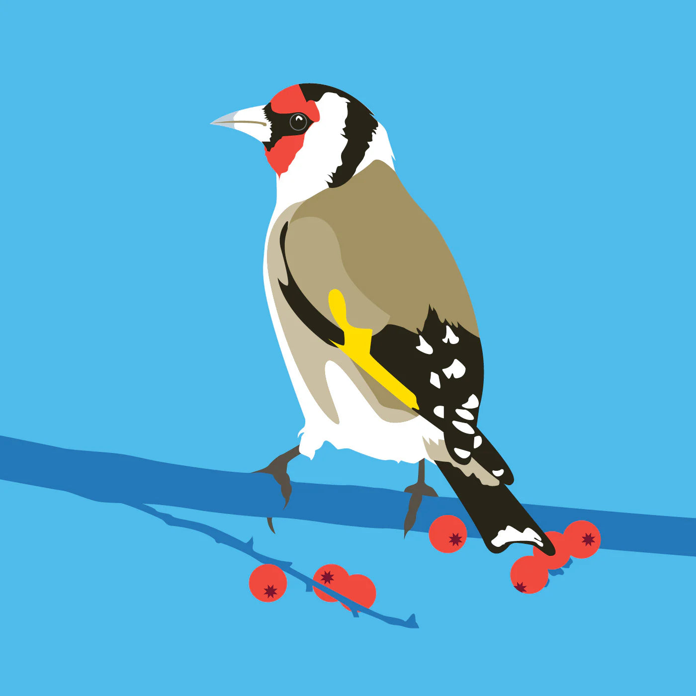 Pawpear Goldfinch Print