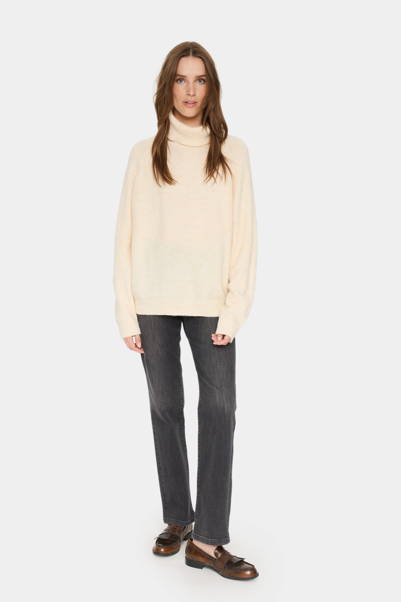 Saint Tropez Garbie Roll Neck Jumper