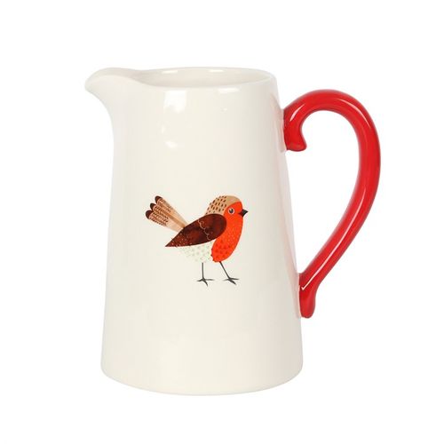 Winter Robin Jug