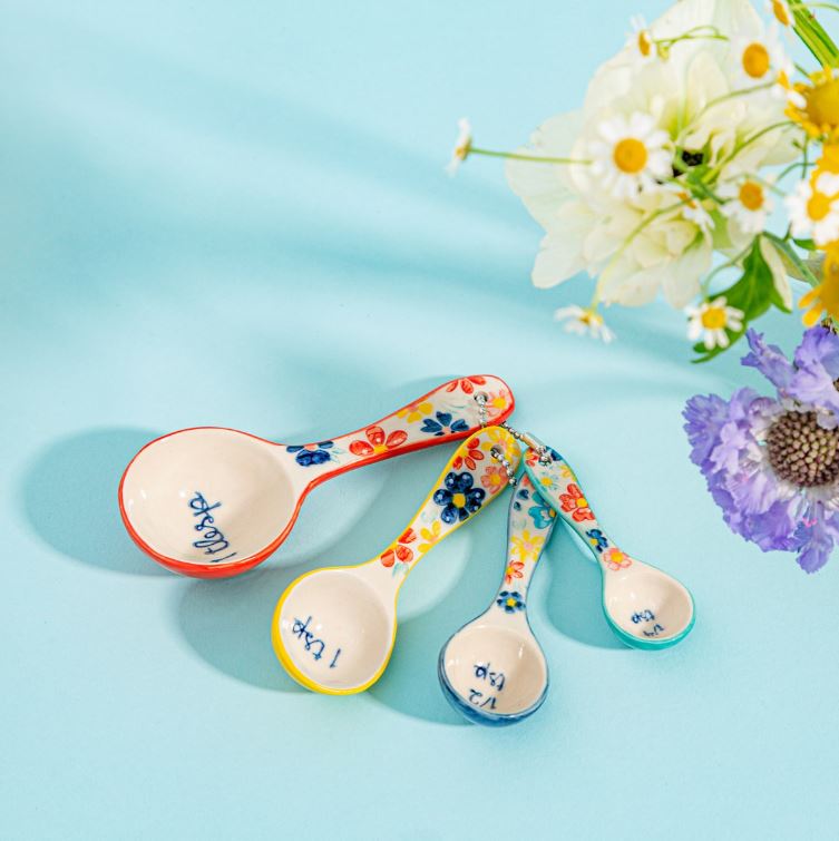 Sass and Belle | Folk Floral Measuring Spoons