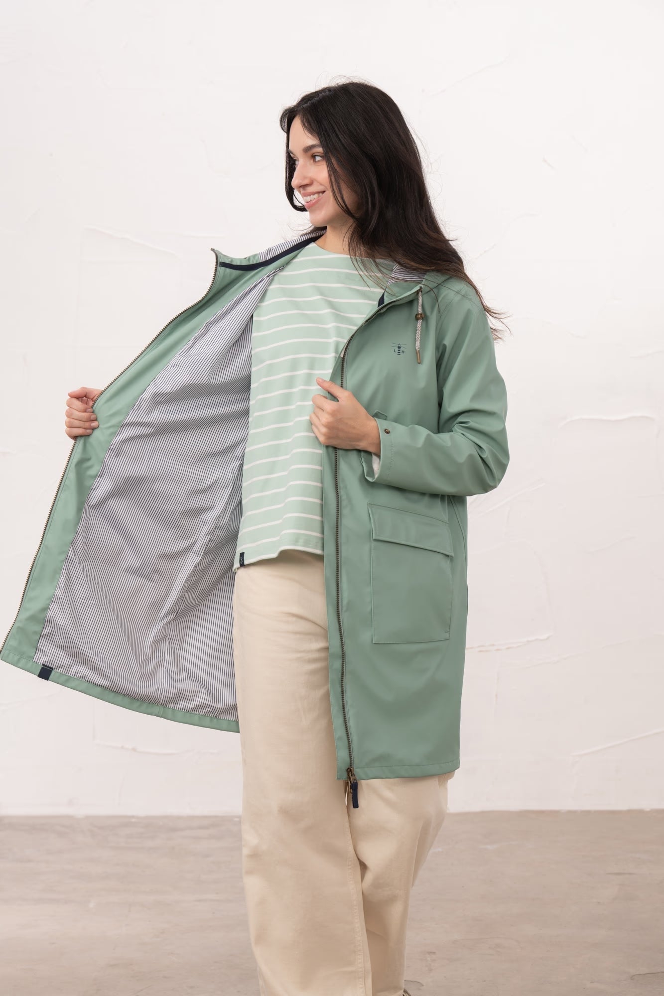 Lighthouse Lucy Long Coat