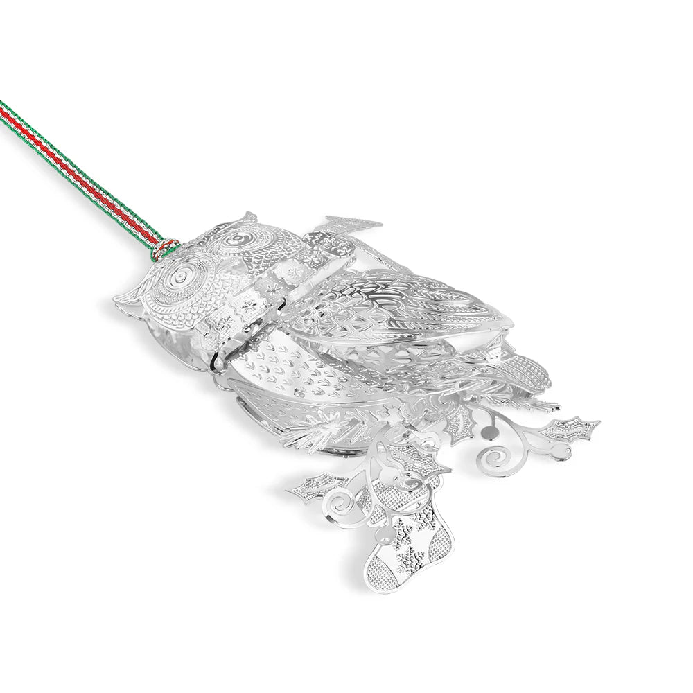 Newbridge Silverware Owl With Scarf Decoration