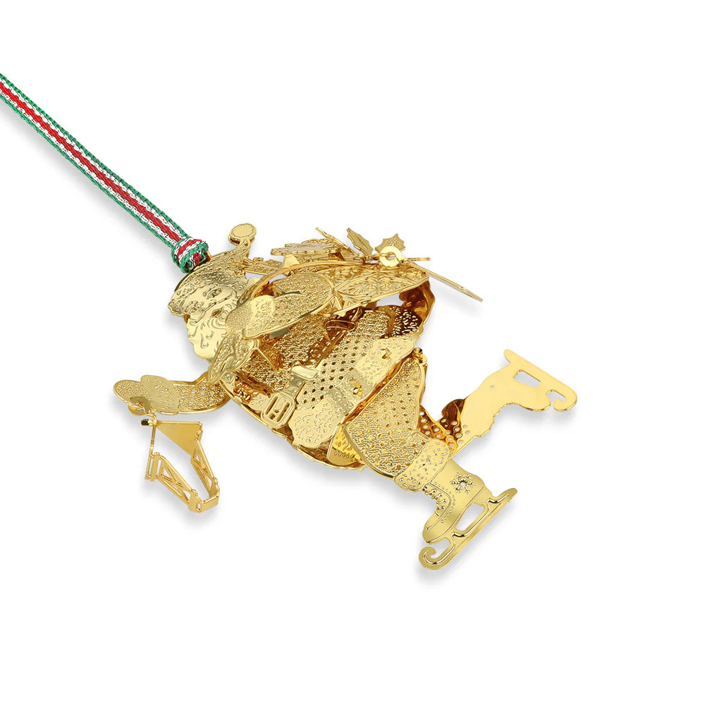 Newbridge Silverware Skating Santa Decoration