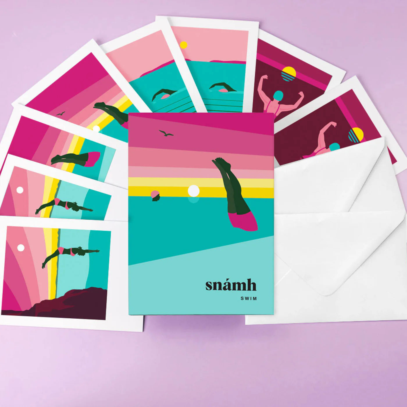 Pawpear Snámh / Swim Greeting Card Box