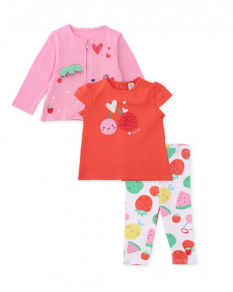 TucTuc Fruit 3 Piece Tracksuit Set