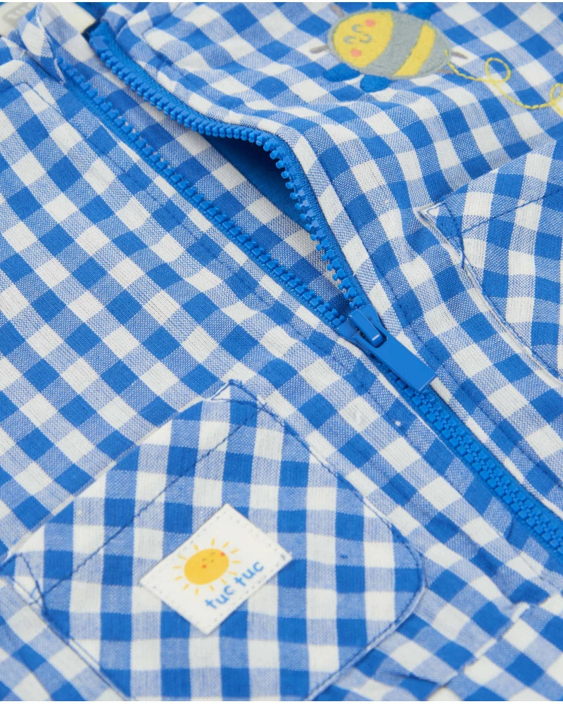 TucTuc Check Jacket T-Shirt & Pants Set