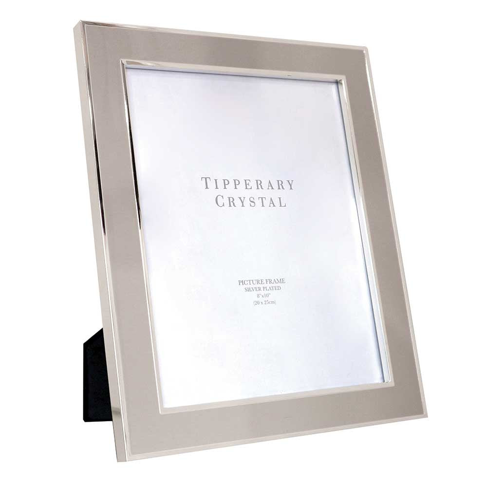 Tipperary Crystal Grey and Silver Frame 8x10