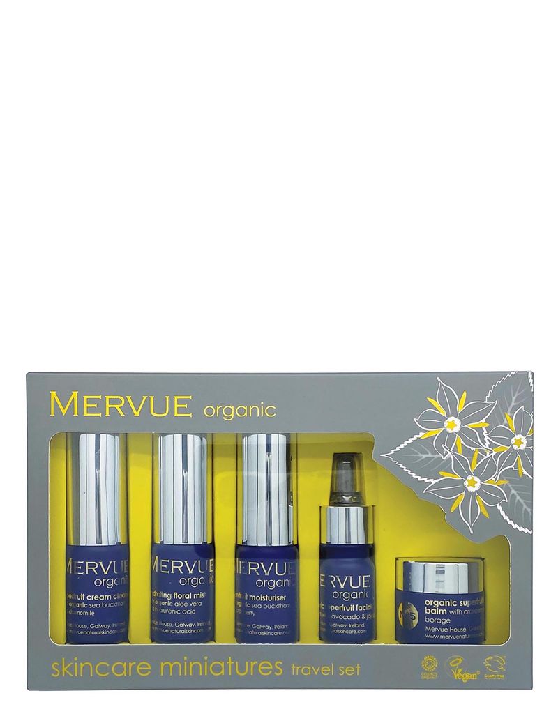 Mervue Organic Skincare Minatures Travel Set