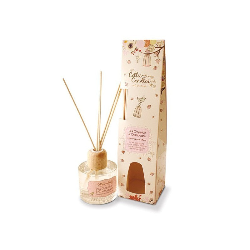 Celtic Candles | Grape Fruit And Champagne Diffuser