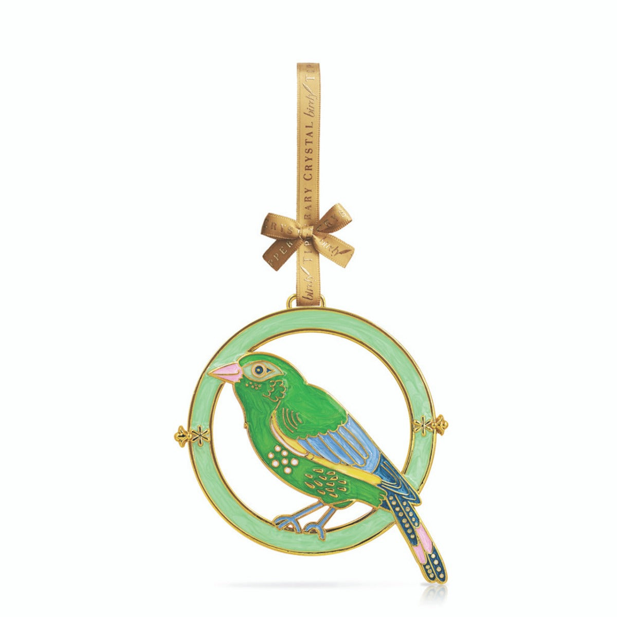 Tipperary Crystal | Hanging Decoration - Greenfinch