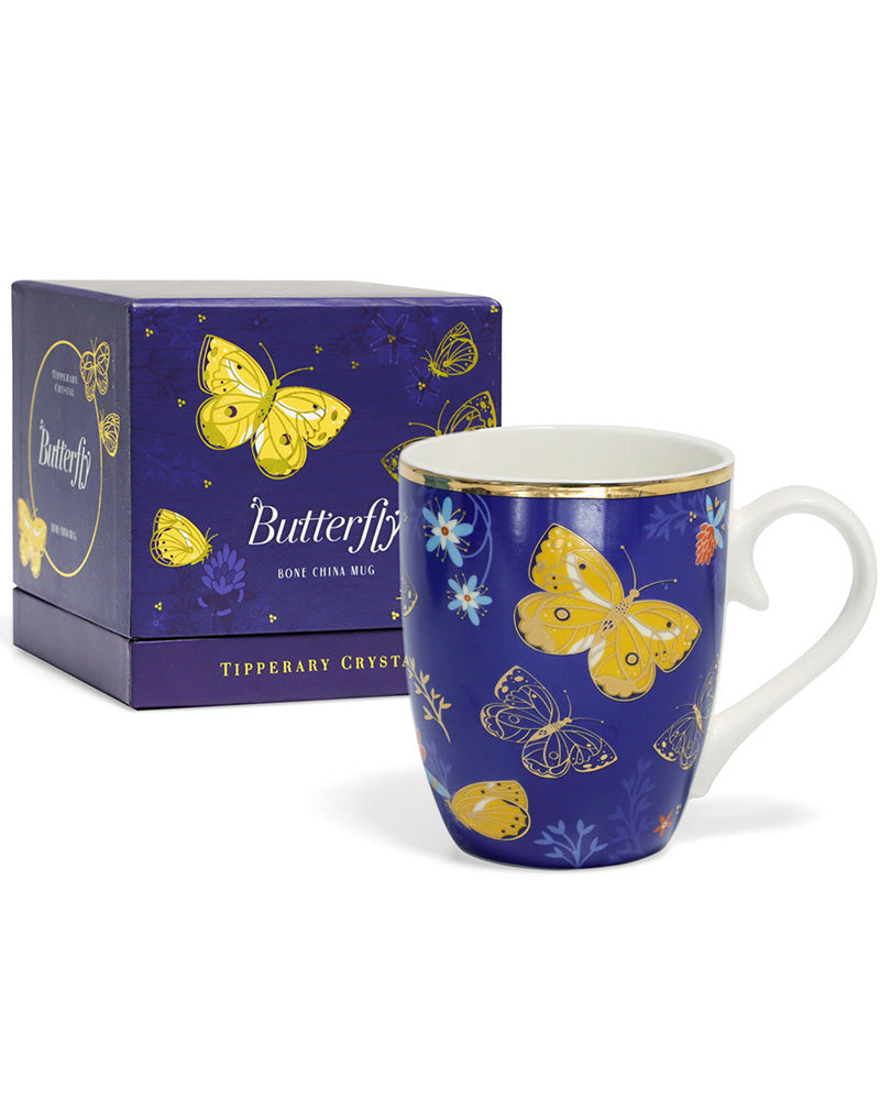 Tipperary Crystal | Butterfly Mug - The Clouded Yellow