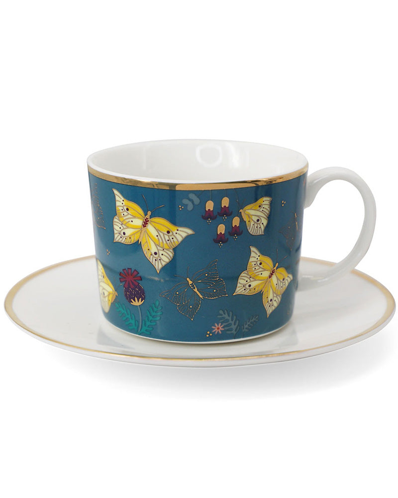 Tipperary Crystal | Butterfly Set Of Two Cappuccino Mugs