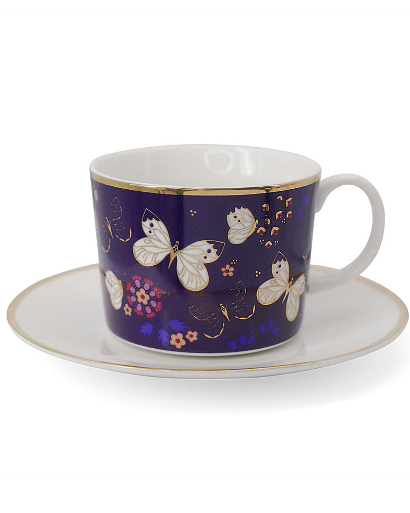 Tipperary Crystal | Butterfly Set Of Two Cappuccino Mugs