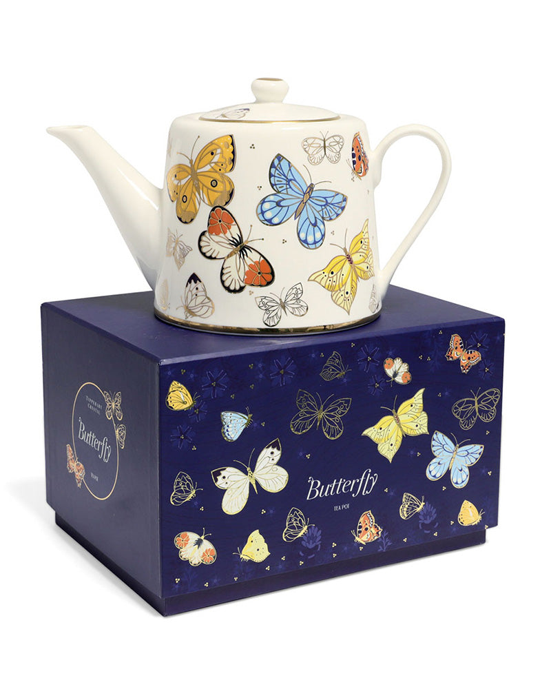 Tipperary Crystal | Butterfly Tea Pot