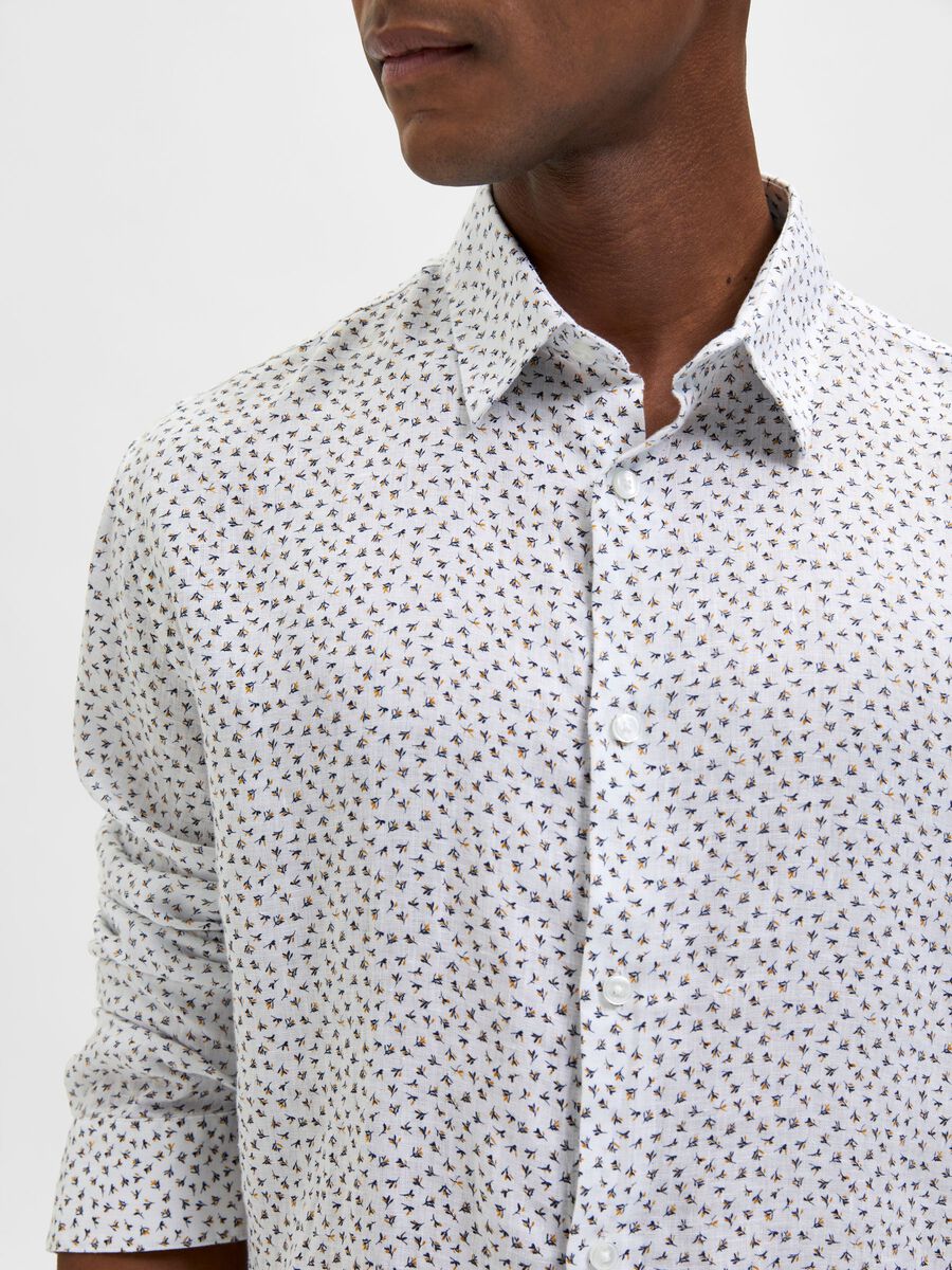 Selected Homme | Kylian Linen Shirt - Egret