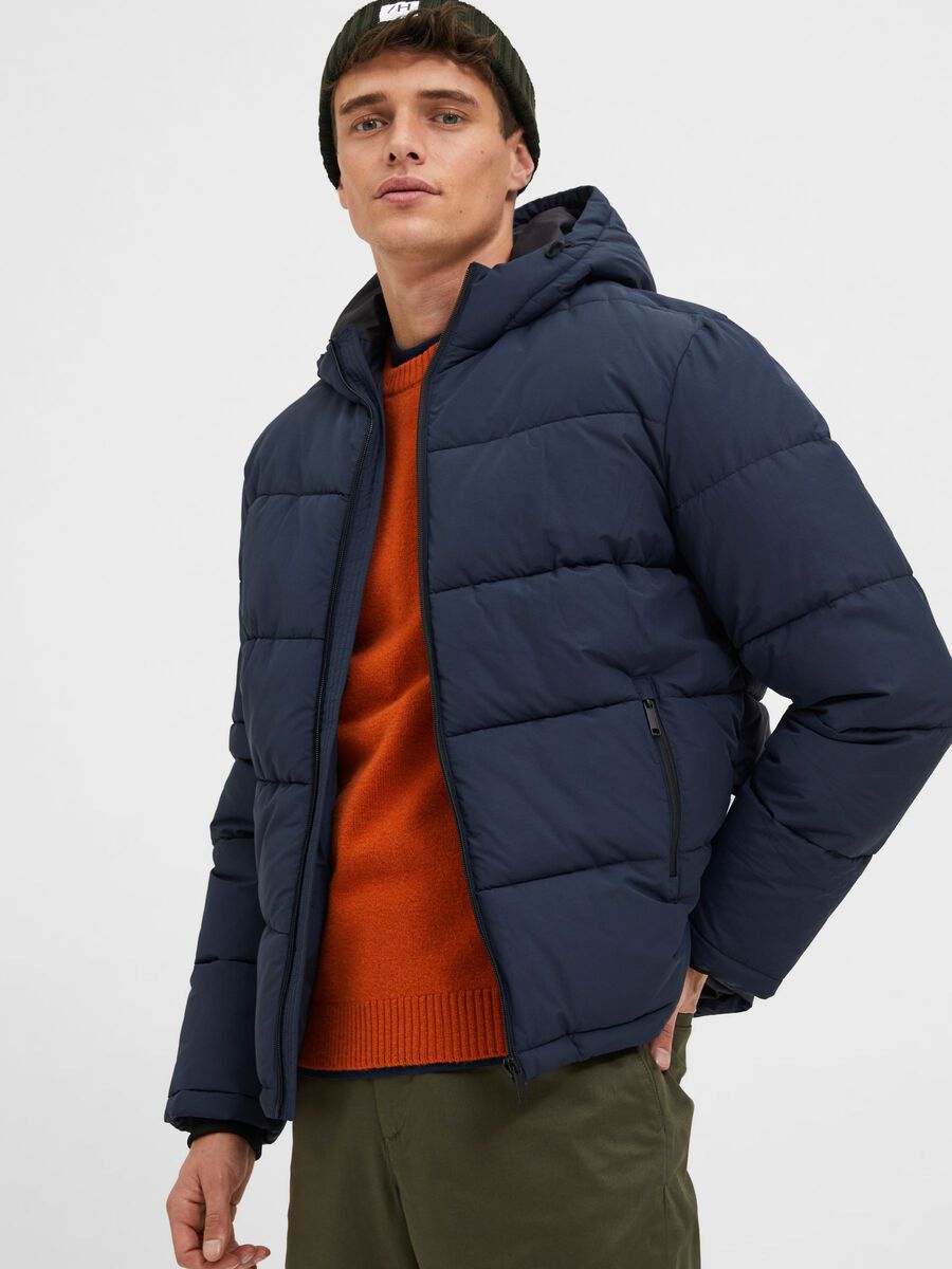 Selected homme puffer on sale jacket