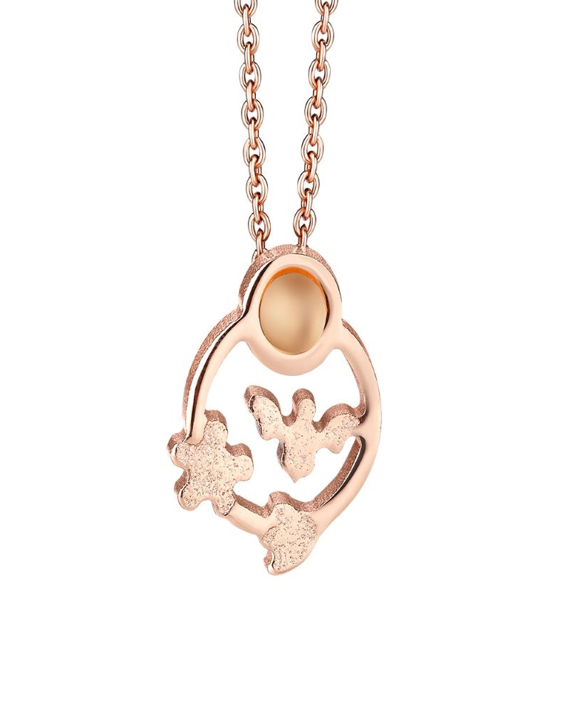 Newbridge rose on sale gold necklace