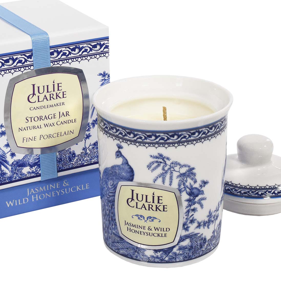 Julie Clarke | Jasmine and  Honeysuckle Storage Jar Candle- 150g