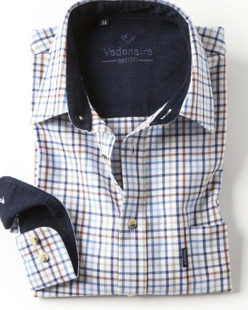 Vedoneire | Long Sleeve Cotton Shirt - Barrow
