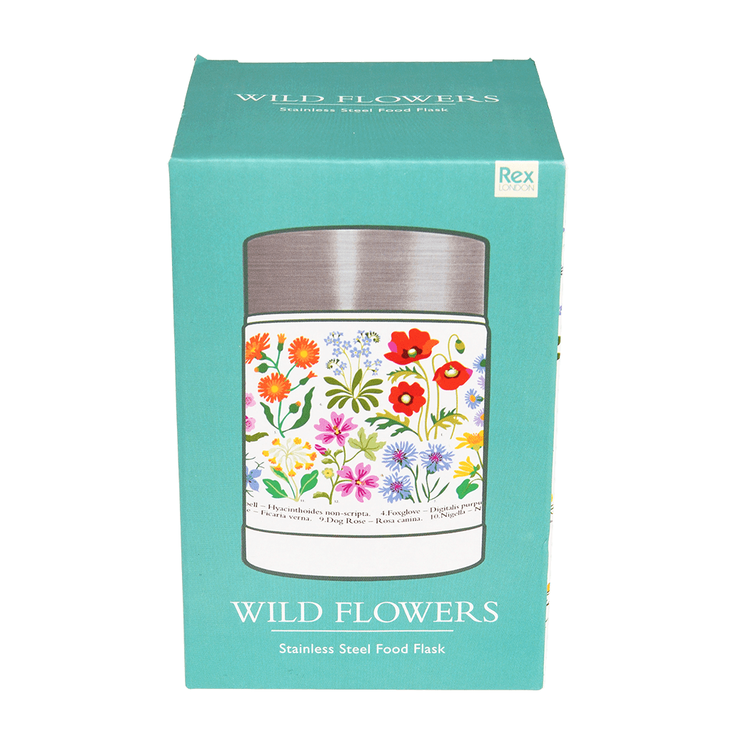 Rex London | Wild Flowers Stainless Steel Food Flask
