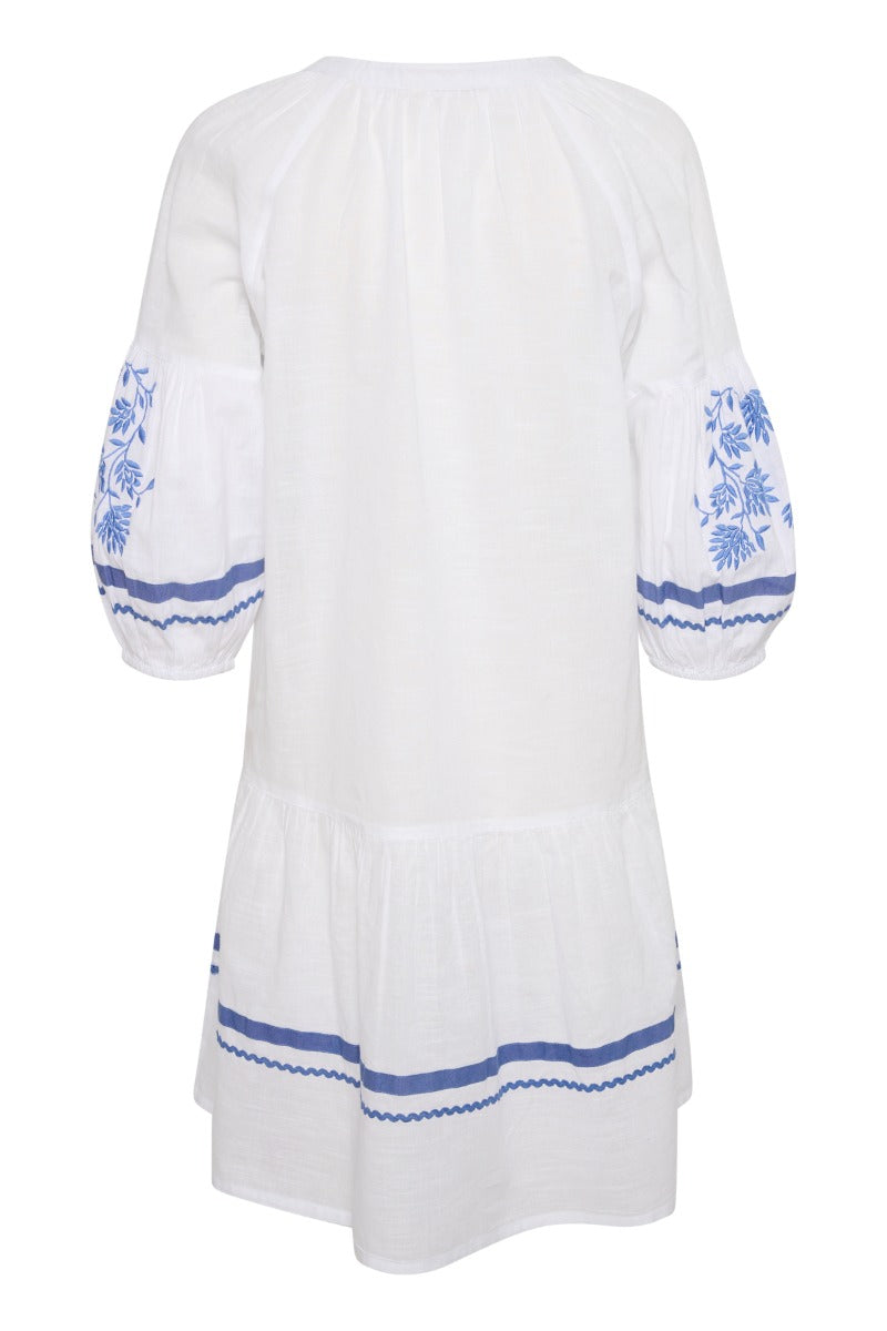 Part Two | Puk Embroidered Dress -Blue