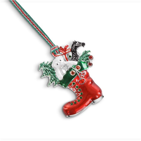 Newbridge Silverware | Christmas Red Boot Hanging Decoration