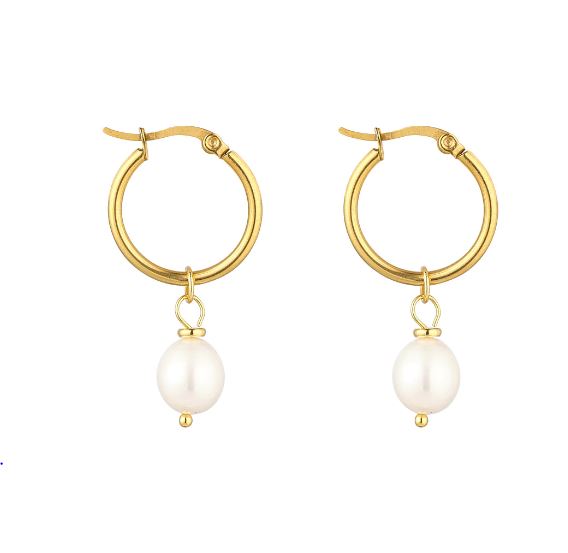 Knight & Day | Freshwater Pearl Earrings