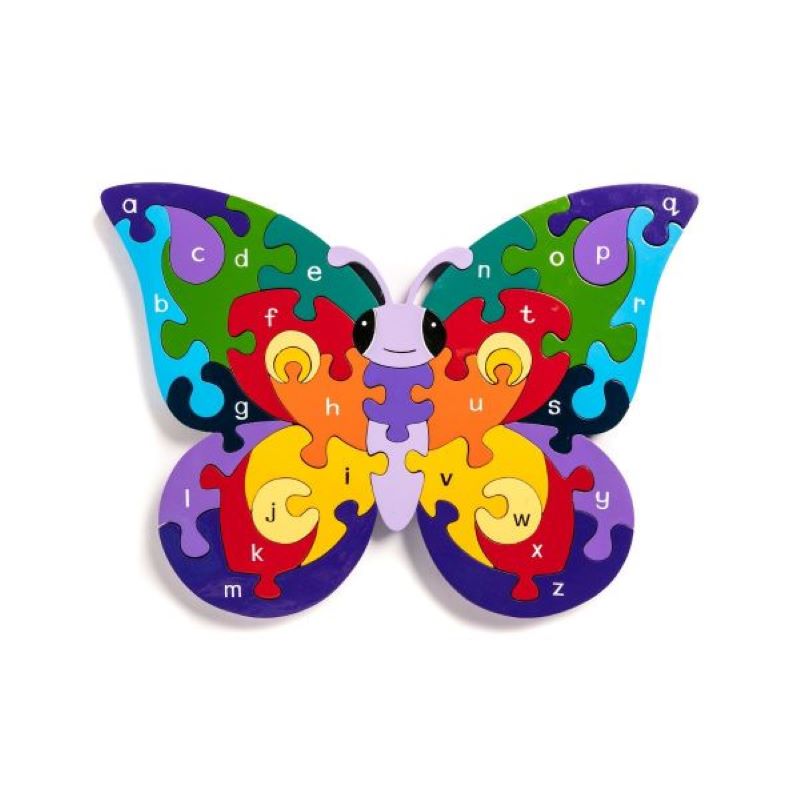 Alphabet Jigsaws | Alphabet Butterfly Jigsaw Puzzle