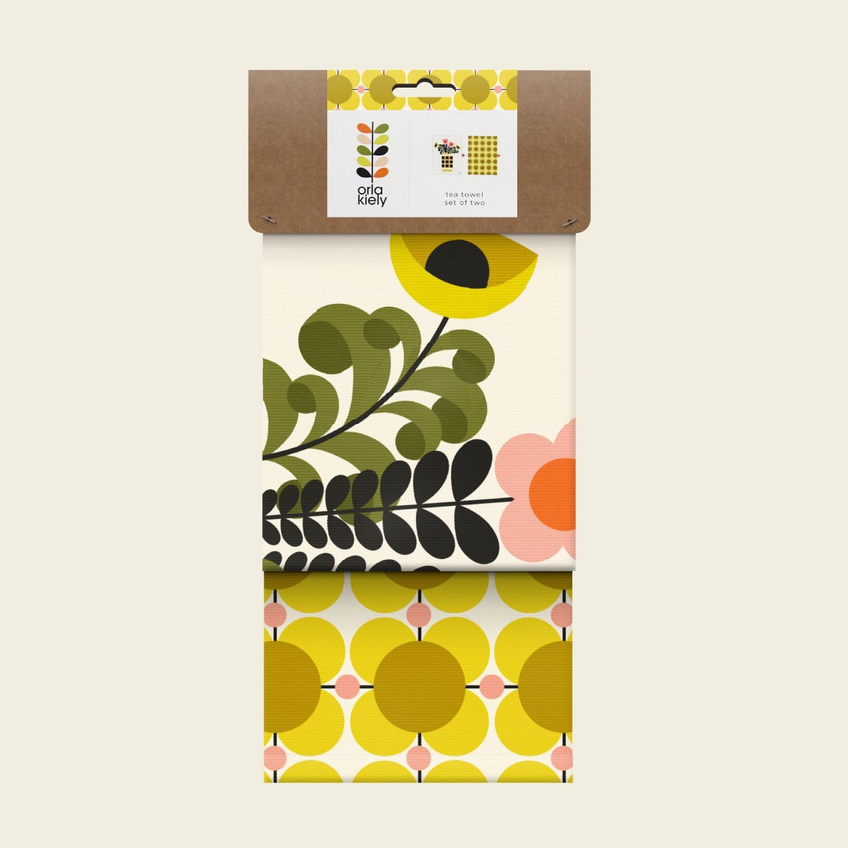 Orla Kiely | Vase Of Flowers Tea Towel