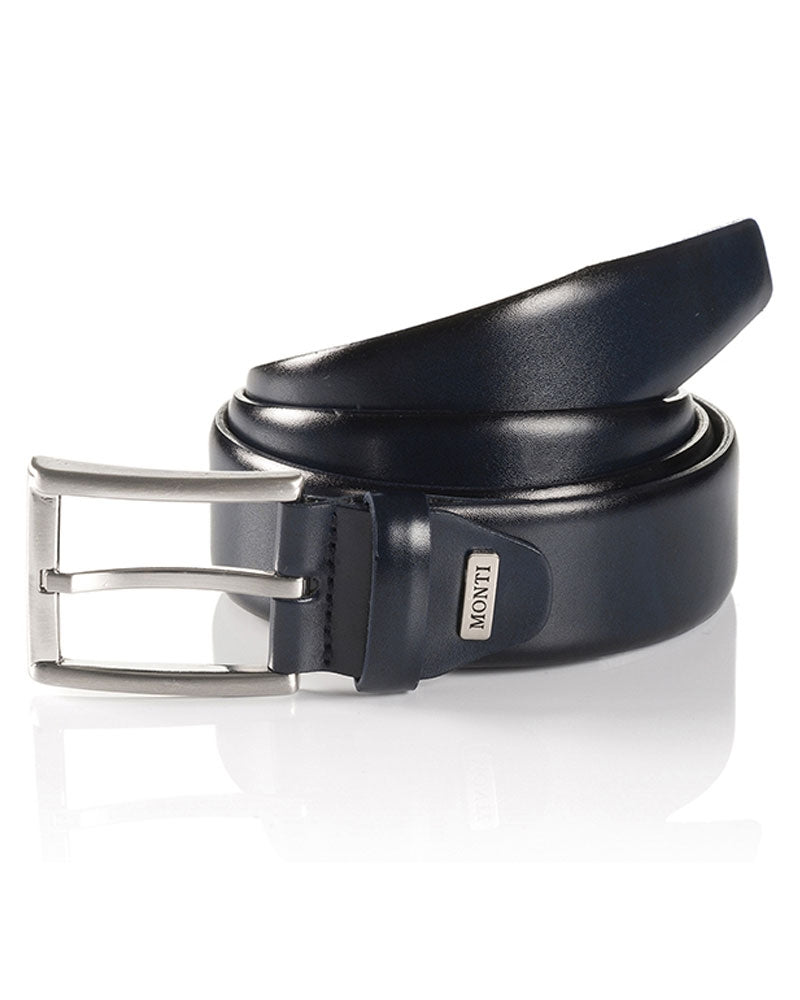 Monti | Leather Belt | Black