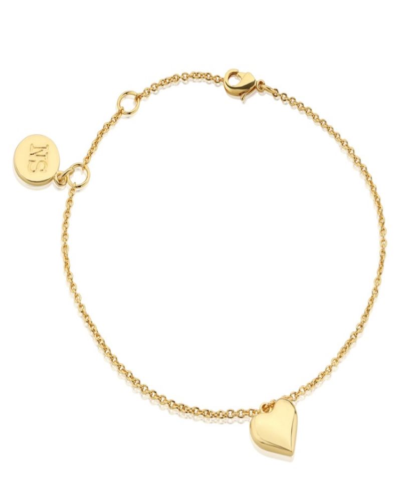 Newbridge Silverware |Amy Huberman Gold Bracelet with Heart