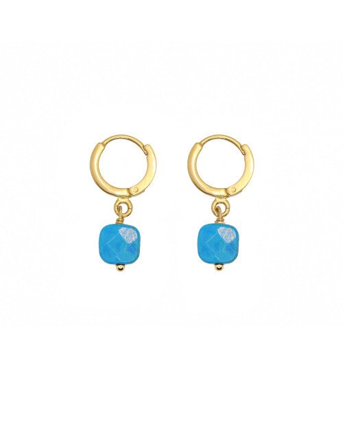 Nilai | Mini Ava Earrings - Turquoise