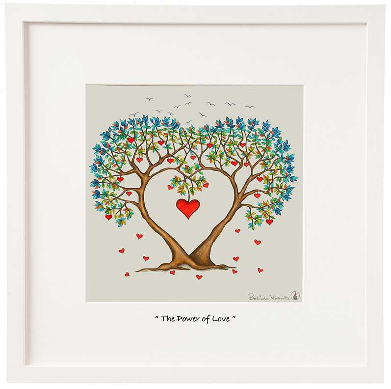 Belinda Northcote | The Power of Love Mini Framed Art