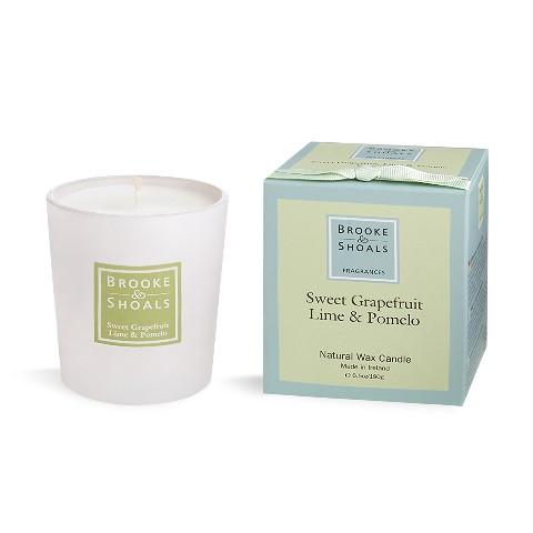 Brooke And Shoals | Sweet Grapefruit And Lime Candle - Small