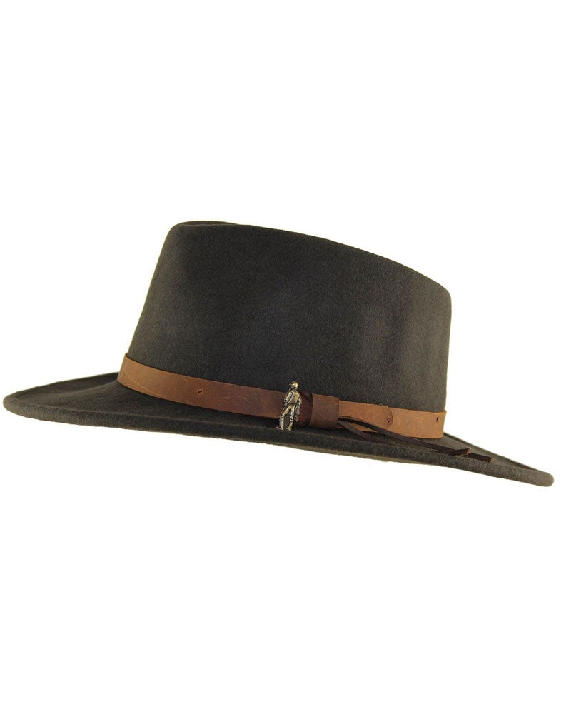 Jack Murphy | Boston Jack Felt Hat | Brown