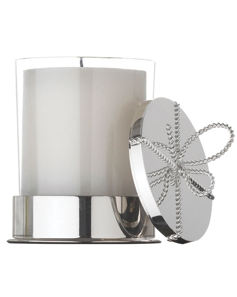 Vera Wang Love Knots Covered Candle on Base