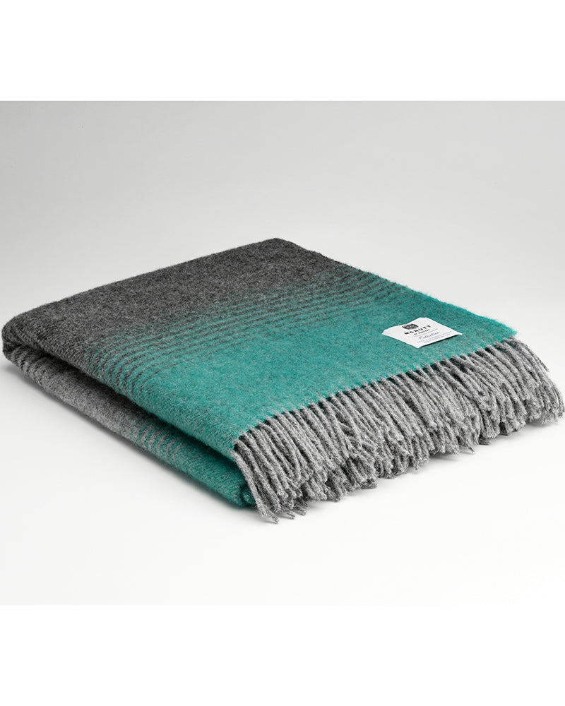 McNutt of Donegal | Starry Night Throw- Mint Green