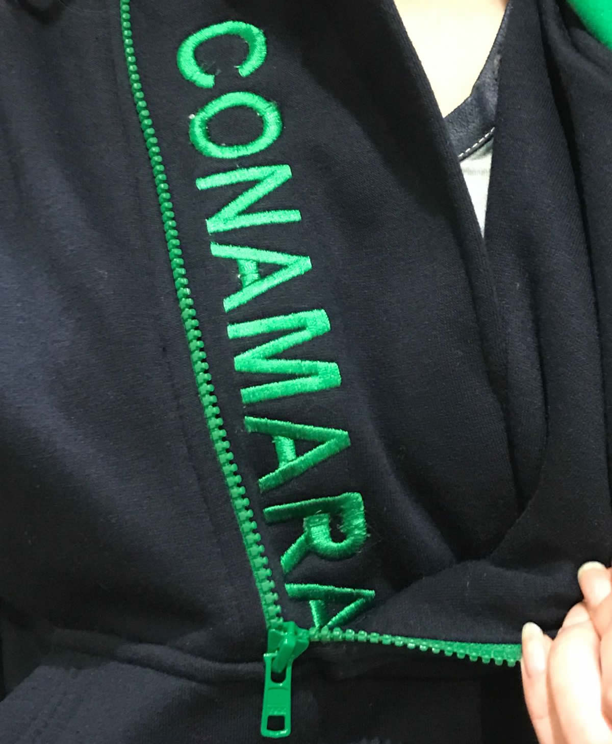 Conamara Hoodie - Hoodie Chonamara Navy & Green