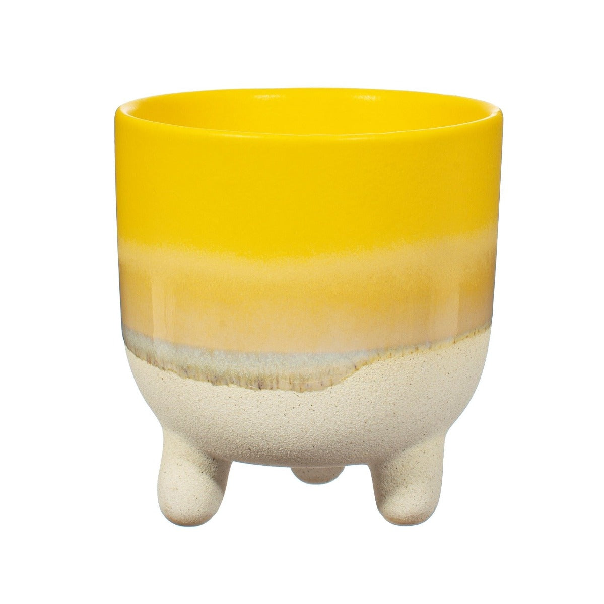 Sass And Belle | Mojave Planter Large Planter - Yellow