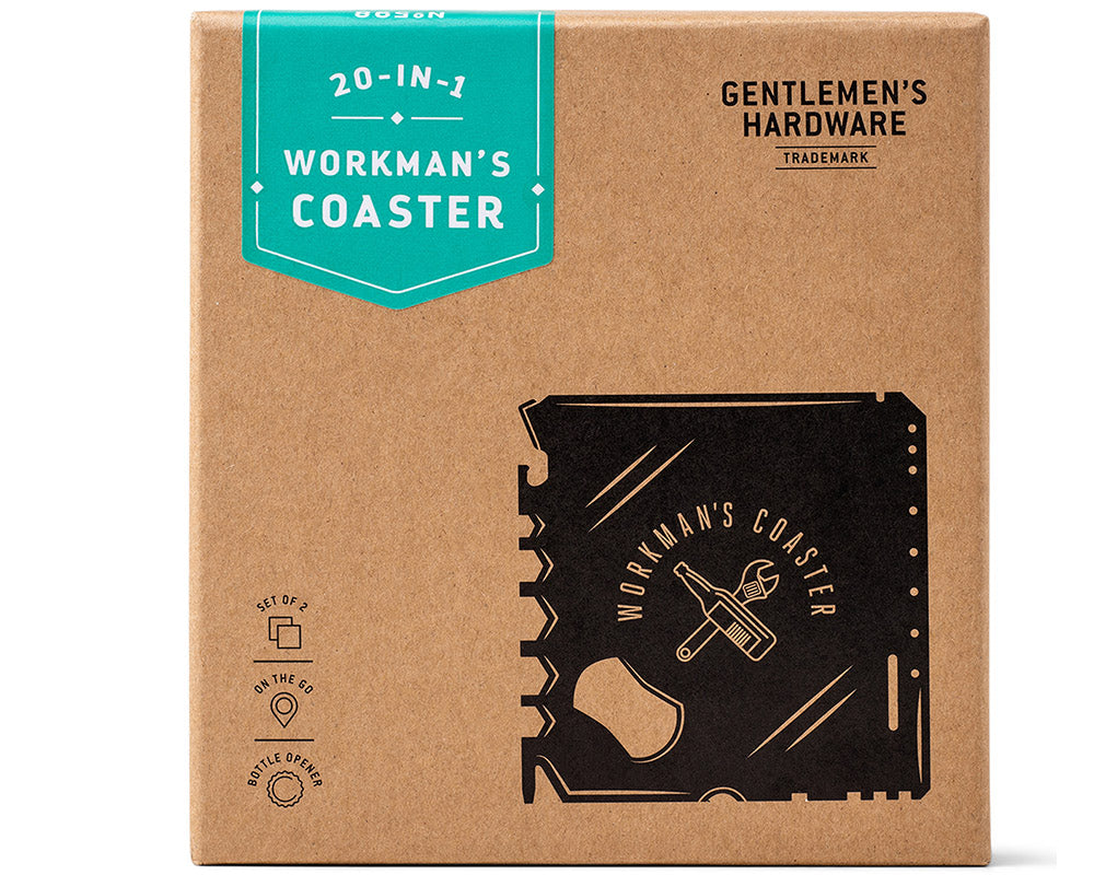 Gentlemen's Hardware | Workmans Coaster Multi-Tool - Set of 2