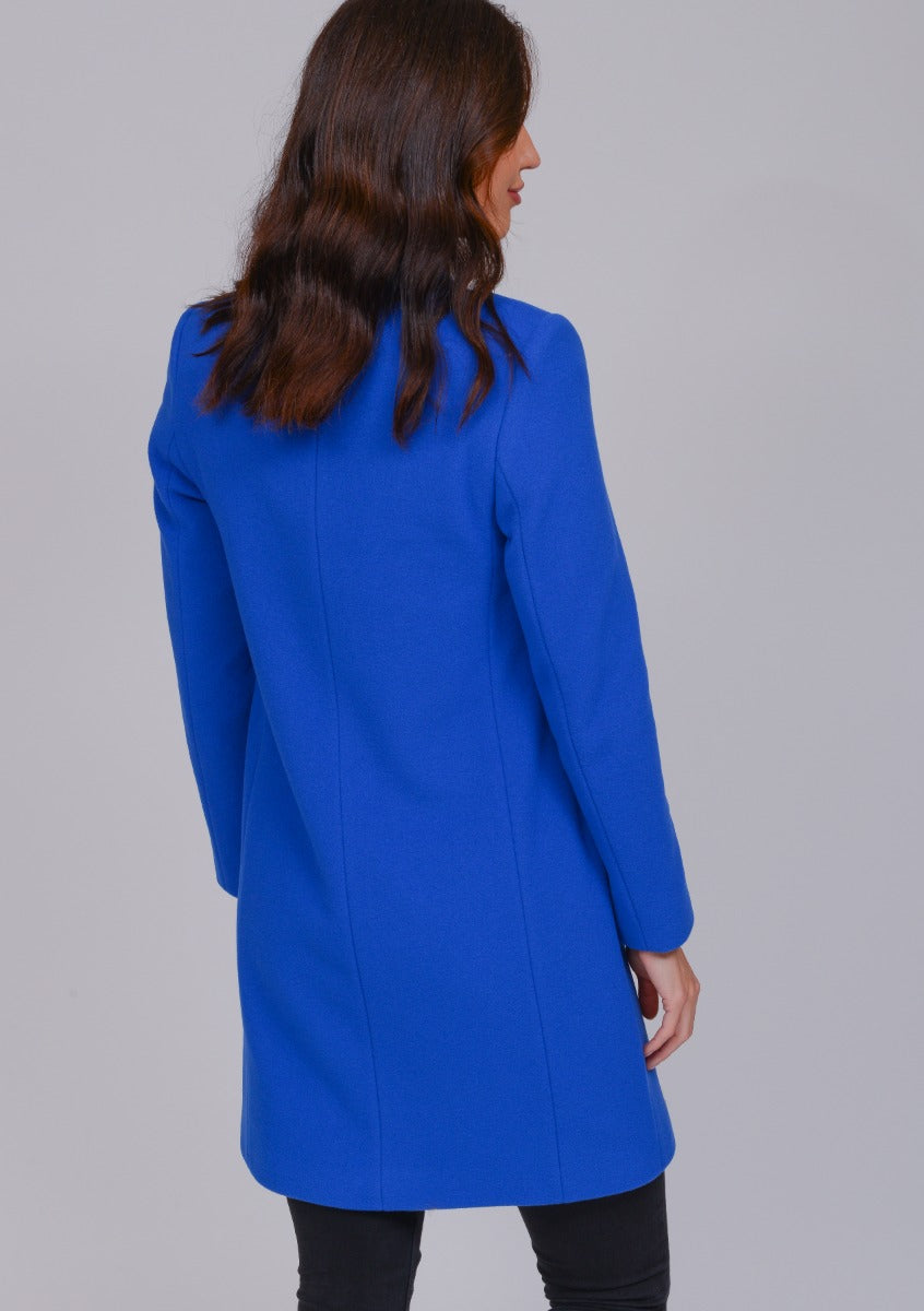 Christina Felix | Wool And Cashmere Coat -Royal Blue
