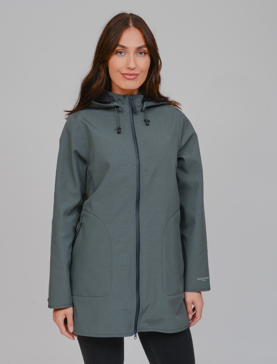 Buy Ilse Jacobsen | Softshell Rain Coat 135B- Urban Grey-Standún ...