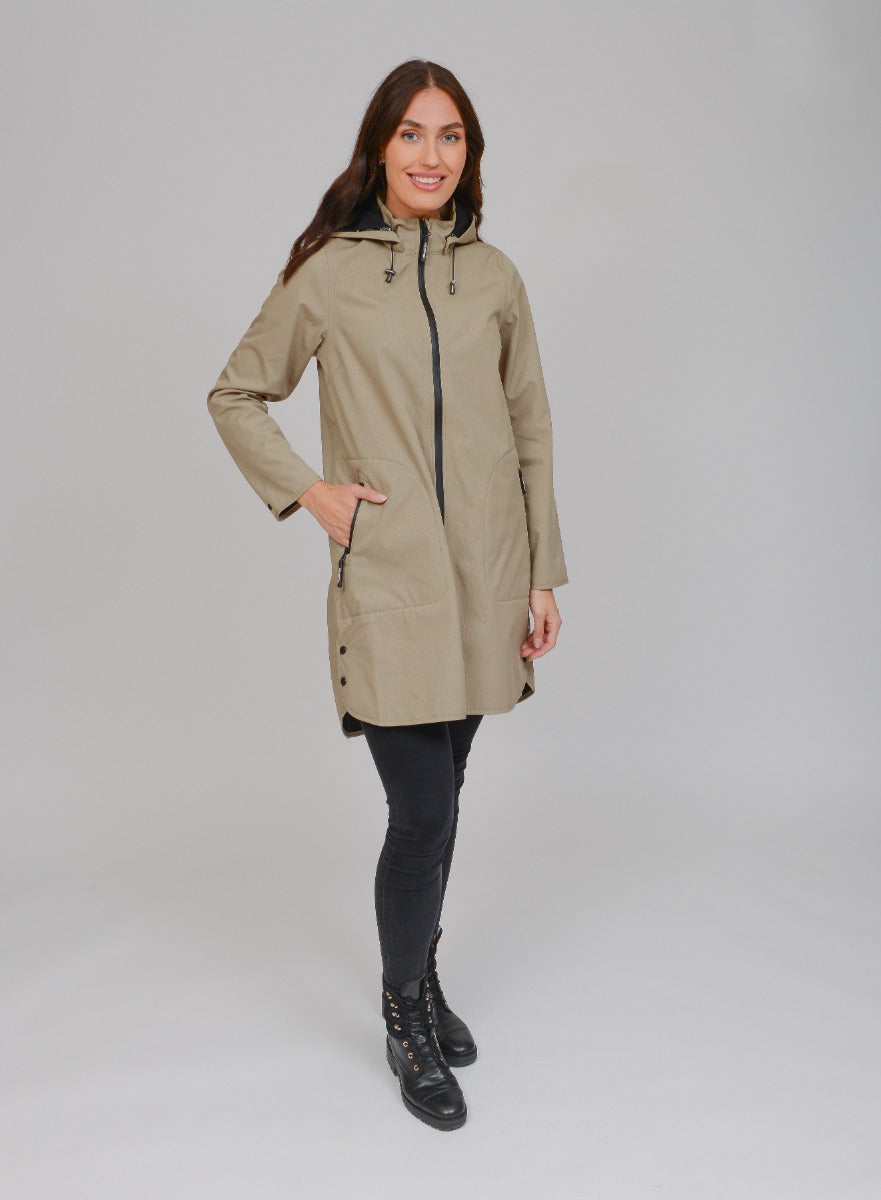 Buy Ilse Jacobsen | Raincoat Rain128- Sage Green -Standun Ireland Online