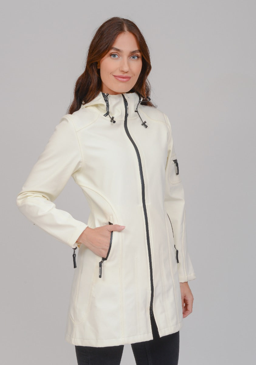 Buy Ilse Jacobsen | Softshell Raincoat Rain7- White Sugar - Standún ...