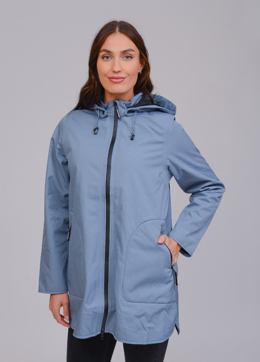 Buy Ilse Jacobsen | Raincoat Rain135B -Winter Ocean -Standun Ireland Online