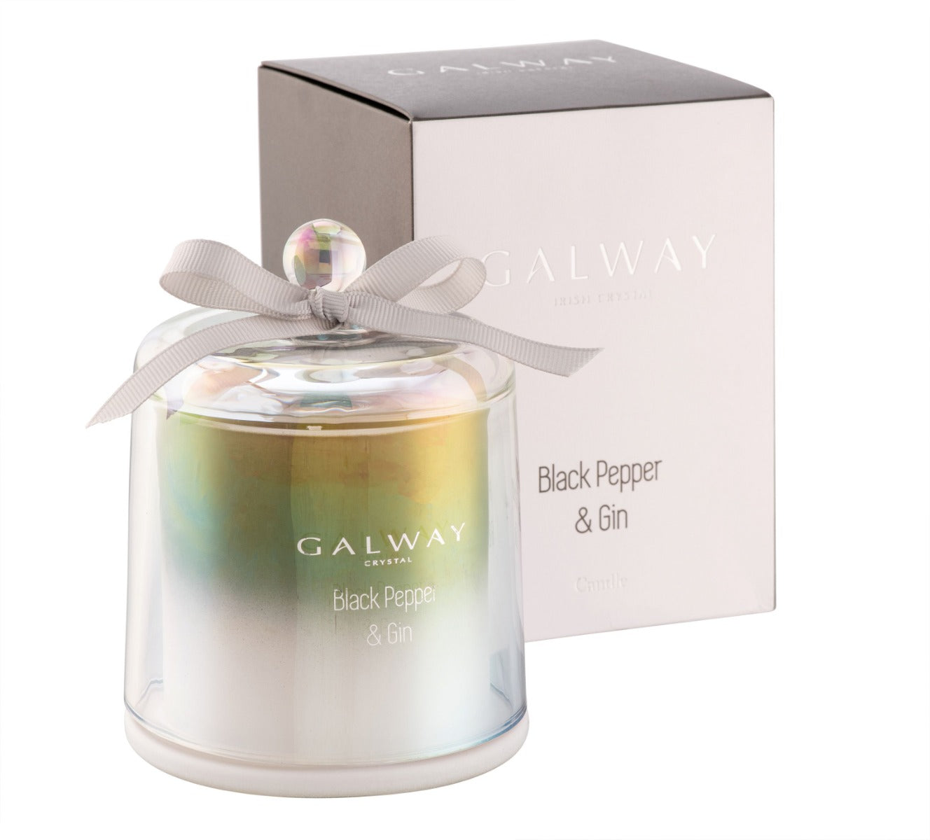 Galway Crystal | Black Pepper And Gin Candle