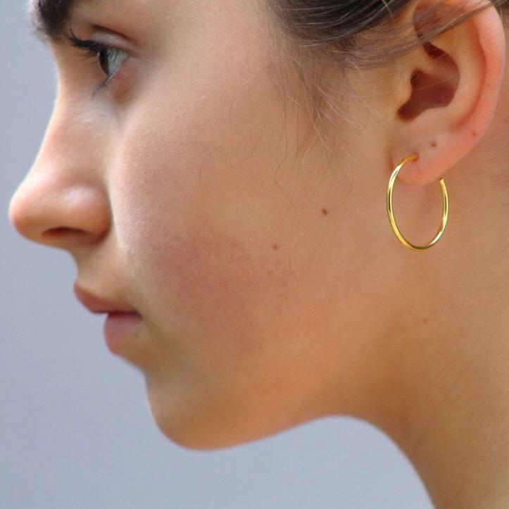 Mary-K | Gold Classic Hoops