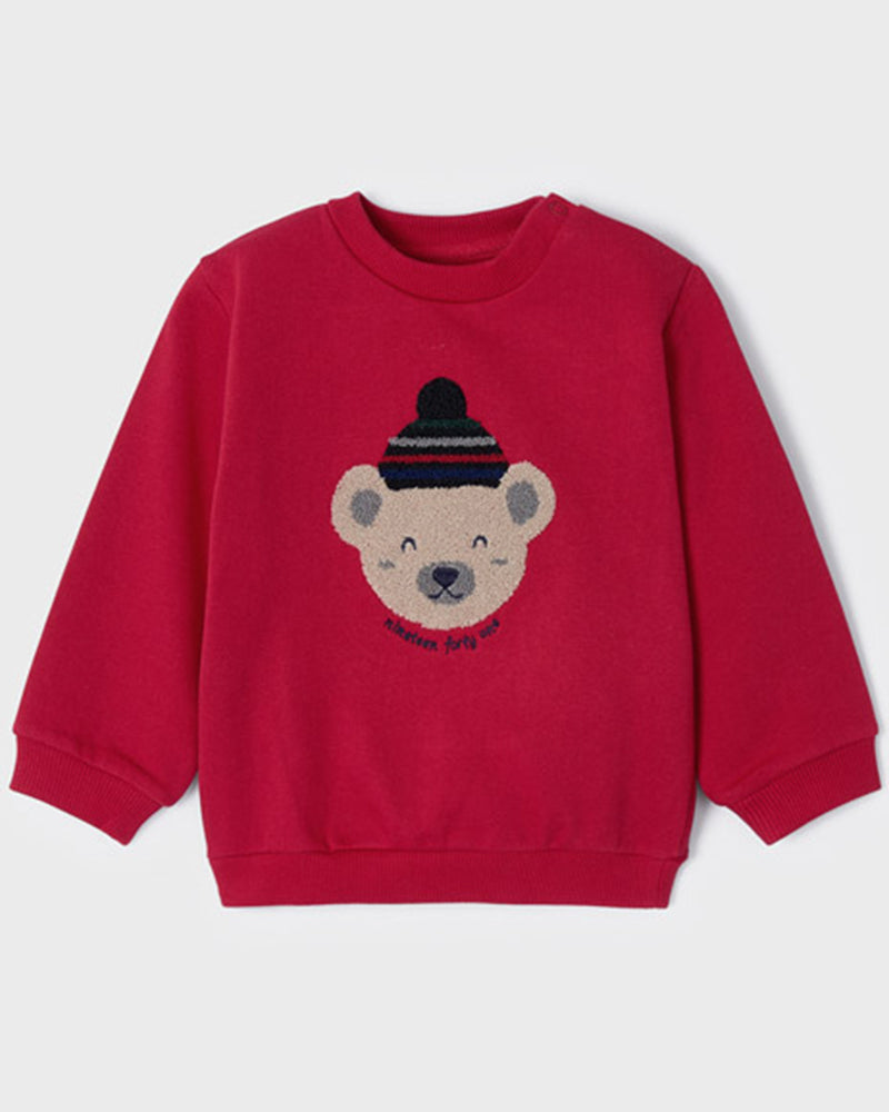 Mayoral | Teddy Bear Sweater - Red