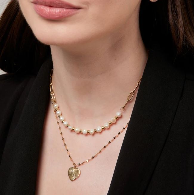 Knight & Day | Emery Layered Freshwater Pearl Necklace